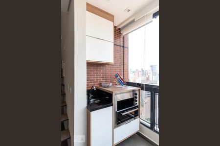 Apartamento para alugar com 58m², 1 quarto e 1 vagavaranda