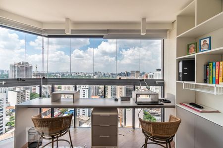 Apartamento para alugar com 58m², 1 quarto e 1 vagavaranda