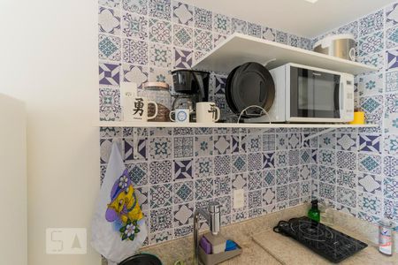 Studio para alugar com 22m², 1 quarto e sem vagaCozinha - Microondas