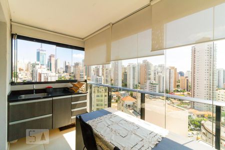 Varanda da Sala de kitnet/studio para alugar com 1 quarto, 39m² em Vila Mariana, São Paulo