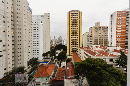 Varanda Vista de apartamento à venda com 1 quarto, 42m² em Perdizes, São Paulo