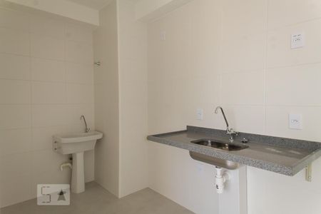 Apartamento à venda com 34m², 2 quartos e 1 vagaLavanderia  - Cozinha