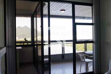 Varanda da Sala de apartamento para alugar com 1 quarto, 70m² em Barra da Tijuca, Rio de Janeiro