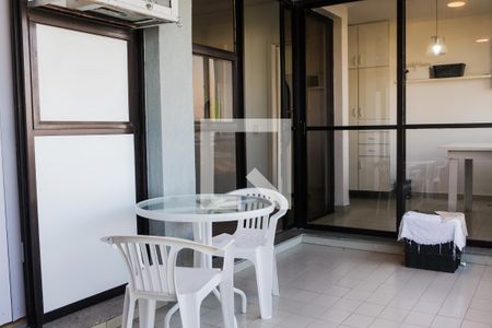 Varanda da Sala de apartamento para alugar com 1 quarto, 70m² em Barra da Tijuca, Rio de Janeiro