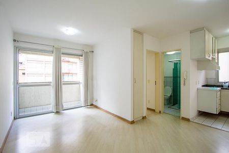 Sala de Apartamento com 1 quarto, 47m² Pinheiros