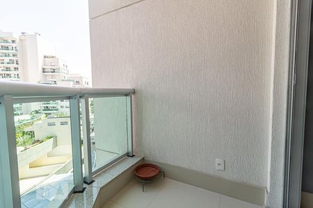Varanda da Sala de apartamento à venda com 1 quarto, 55m² em Jacarepaguá, Rio de Janeiro