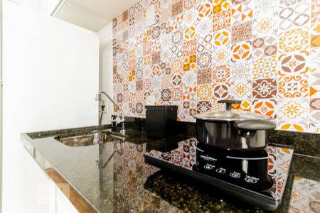 Studio para alugar com 25m², 1 quarto e sem vagaCozinha - Cooktop