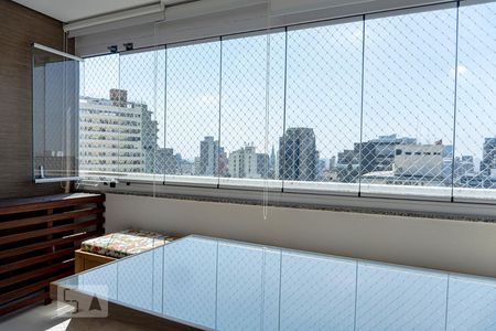 Varanda da Sala de apartamento à venda com 2 quartos, 80m² em Bela Vista, São Paulo