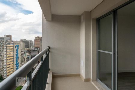 Varanda da sala de apartamento à venda com 2 quartos, 67m² em Consolação, São Paulo