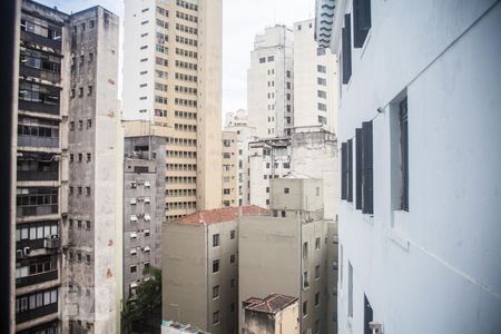 Vista da Sala de apartamento à venda com 1 quarto, 50m² em República, São Paulo