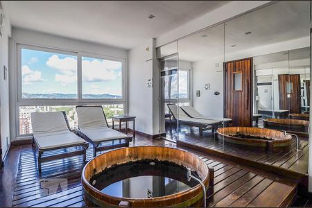 Apartamento para alugar com 43m², 1 quarto e 1 vagaSauna