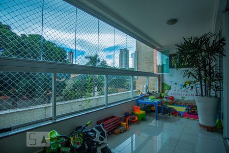 Varanda da Sala de apartamento à venda com 4 quartos, 140m² em Setor Bueno, Goiânia