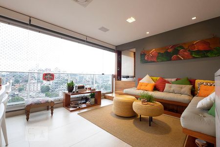 Sala - Varanda de apartamento para alugar com 3 quartos, 121m² em Pinheiros, São Paulo