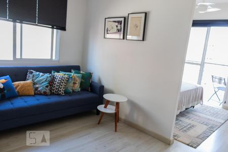Sala de apartamento para alugar com 1 quarto, 43m² em República, São Paulo