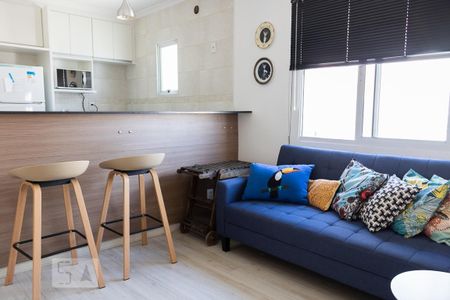 Sala de apartamento para alugar com 1 quarto, 43m² em República, São Paulo