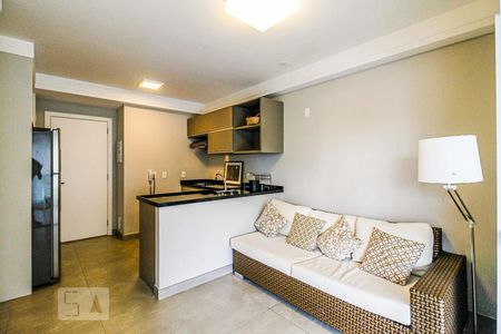 Sala de apartamento para alugar com 2 quartos, 59m² em Brooklin, São Paulo