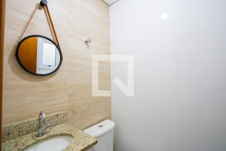 Lavabo de apartamento à venda com 2 quartos, 60m² em Jardim Stella, Santo André