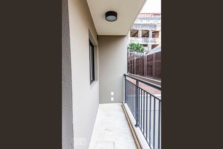 Varanda de apartamento à venda com 1 quarto, 27m² em Centro Histórico de São Paulo, São Paulo