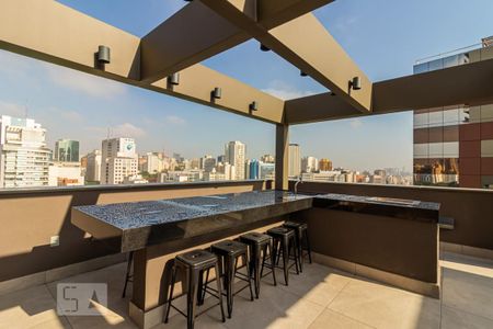 Studio para alugar com 23m², 1 quarto e sem vagaÁrea comum - Churrasqueira