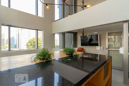 Studio para alugar com 23m², 1 quarto e sem vagaÁrea Gourmet