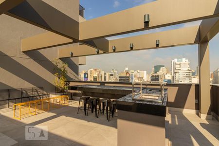Studio para alugar com 23m², 1 quarto e sem vagaÁrea comum - Churrasqueira