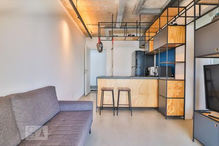 Sala/Cozinha de apartamento à venda com 1 quarto, 37m² em Campos Elíseos, São Paulo