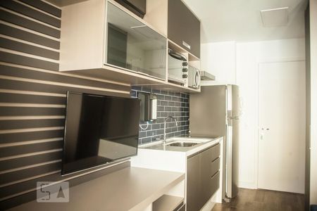 Detalhe Sala de apartamento para alugar com 1 quarto, 25m² em Bela Vista, São Paulo