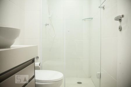 Apartamento para alugar com 25m², 1 quarto e sem vagaDetalhe do banheiro