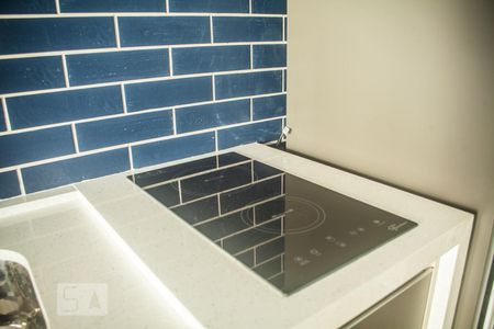 Detalhe da cozinha de apartamento para alugar com 1 quarto, 25m² em Bela Vista, São Paulo