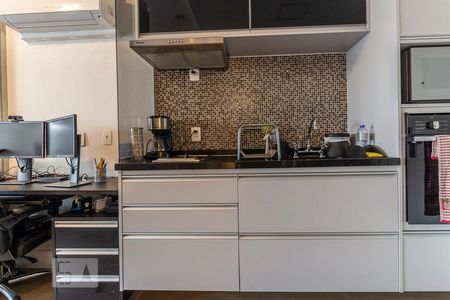 Cozinha - Armários de apartamento para alugar com 1 quarto, 41m² em Brooklin Paulista, São Paulo