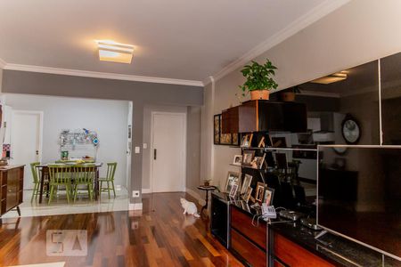 Sala de apartamento para alugar com 3 quartos, 130m² em Vila Bastos, Santo André