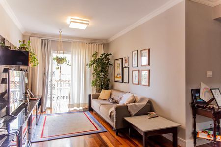 Sala de apartamento para alugar com 3 quartos, 130m² em Vila Bastos, Santo André