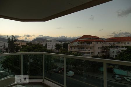 Apartamento para alugar com 47m², 1 quarto e 2 vagasVaranda do quarto