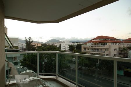 Apartamento para alugar com 47m², 1 quarto e 2 vagasVaranda do quarto