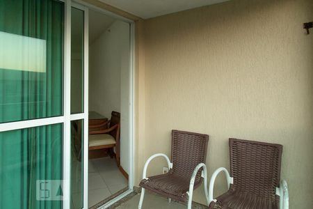 Varanda da Sala de apartamento para alugar com 1 quarto, 47m² em Recreio dos Bandeirantes, Rio de Janeiro