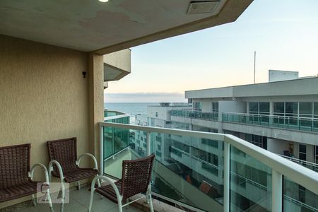 Varanda da Sala de apartamento para alugar com 1 quarto, 47m² em Recreio dos Bandeirantes, Rio de Janeiro