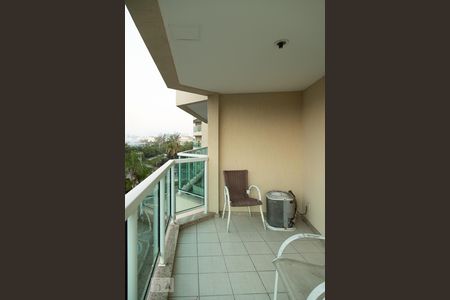 Apartamento para alugar com 47m², 1 quarto e 2 vagasVaranda do quarto