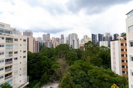 Vista da Sacada de apartamento à venda com 1 quarto, 35m² em Jardim Ampliacao, São Paulo