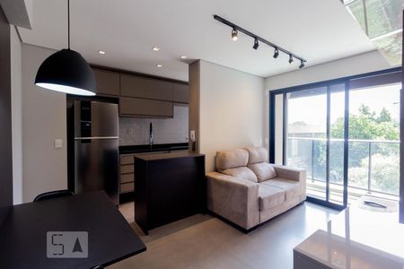 Sala de apartamento para alugar com 1 quarto, 40m² em Pinheiros, São Paulo
