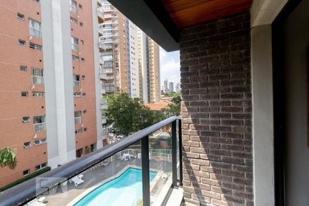 Varanda de apartamento para alugar com 1 quarto, 40m² em Pinheiros, São Paulo
