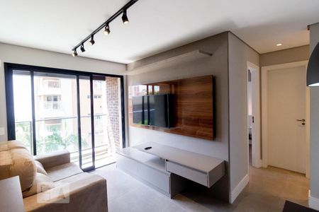 Sala de apartamento para alugar com 1 quarto, 40m² em Pinheiros, São Paulo
