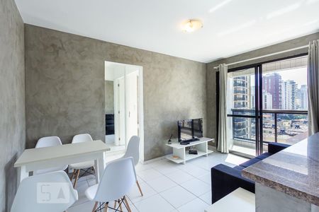 Sala  de apartamento para alugar com 1 quarto, 85m² em Vila Nova Conceição, São Paulo