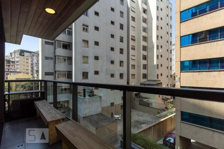 Studio para alugar com 52m², 1 quarto e 1 vaga Studio para alugar com 52m², 1 quarto e 1 vagavaranda