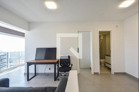 Sala de apartamento à venda com 1 quarto, 50m² em Vila Gertrudes, São Paulo