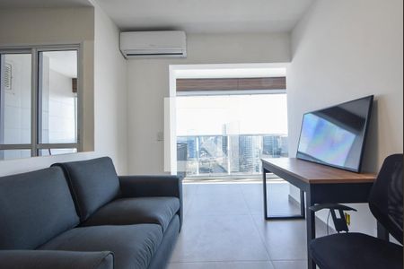 Sala de apartamento à venda com 1 quarto, 50m² em Vila Gertrudes, São Paulo