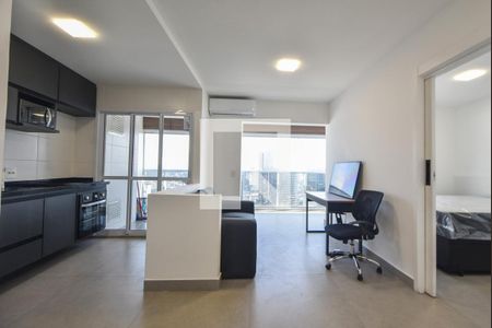 Sala de apartamento à venda com 1 quarto, 50m² em Vila Gertrudes, São Paulo