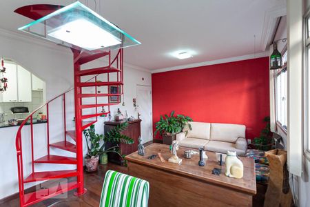 Sala de apartamento para alugar com 2 quartos, 144m² em Graça, Belo Horizonte
