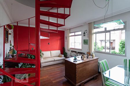 Sala de apartamento para alugar com 2 quartos, 144m² em Graça, Belo Horizonte