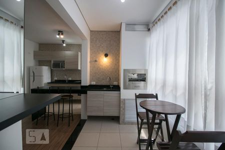 Varanda gourmet de kitnet/studio para alugar com 1 quarto, 46m² em Vila Oliveira, Mogi das Cruzes