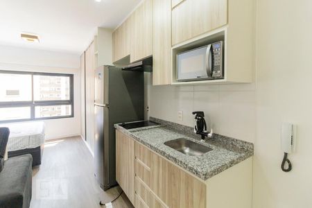 Studio para alugar com 25m², 1 quarto e sem vagaCozinha - Armários